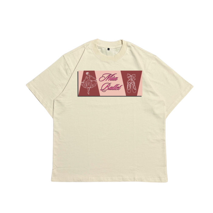 N9010 | "Múa Ballet"  –  Oversize Cotton Premium Tee