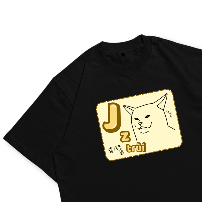CAT10 | Áo Thun Oversize Cotton TXEIR – M.E.O.W Vibe Artist Edition