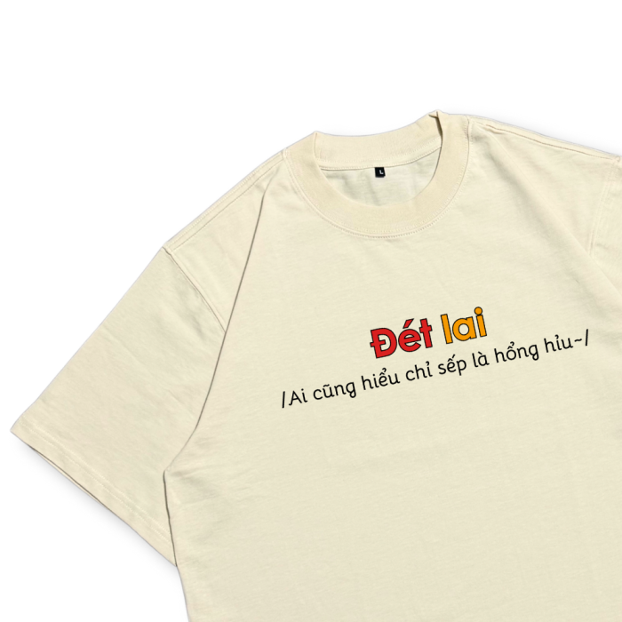 TXEIR | Áo Thun Unisex TS30 – Oversize Cotton Premium Dày 270gsm, In Thủ Công