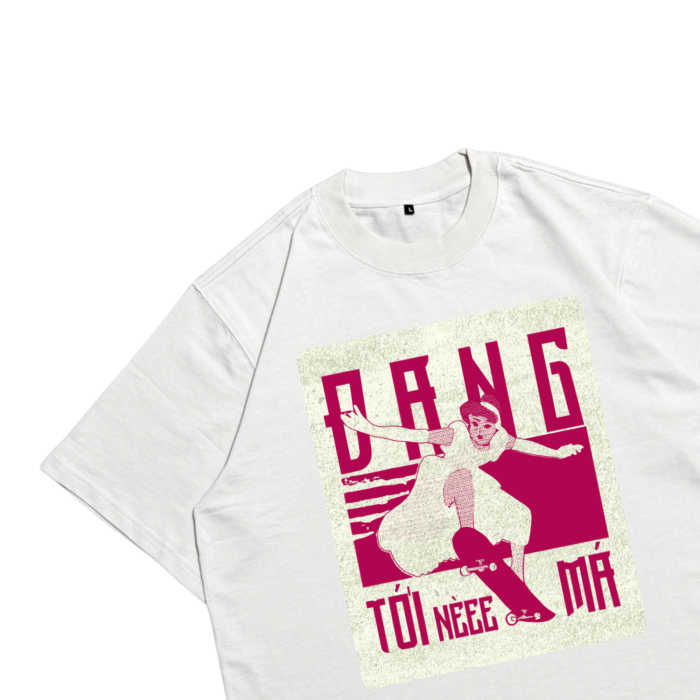 Áo Local Brand Txeir - Áo Thun Oversize Unisex – "ĐANG TỚI NÈ"