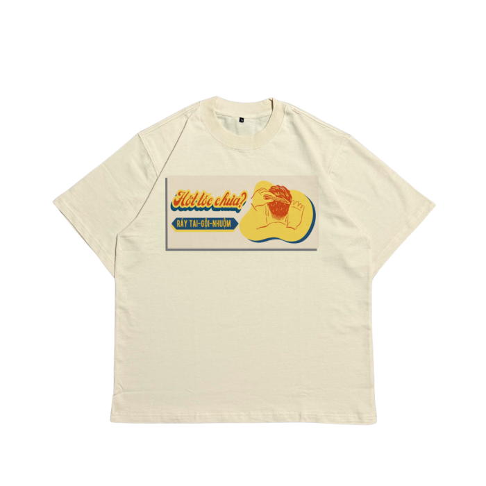 N9002 | "Tiệm Hớt Tóc" – Oversize Cotton Premium Tee
