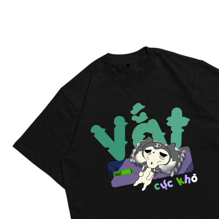 Áo Local Brand Txeir - Áo Thun Oversize Unisex - “VẮT CỰC KHÔ”