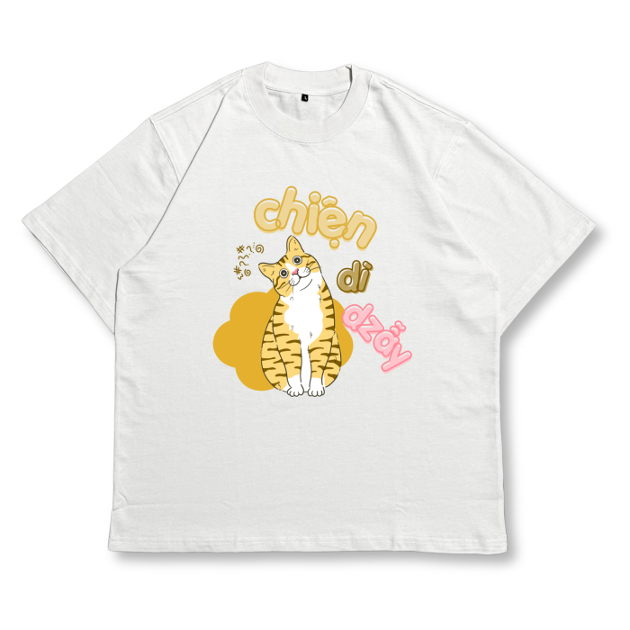 CAT09 | Áo Thun Oversize Cotton TXEIR – M.E.O.W Vibe Artist Edition