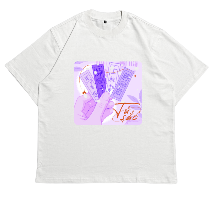 GHT22 | Áo Thun Oversize Cotton Premium - “TỨ SẮC” | TXEIR