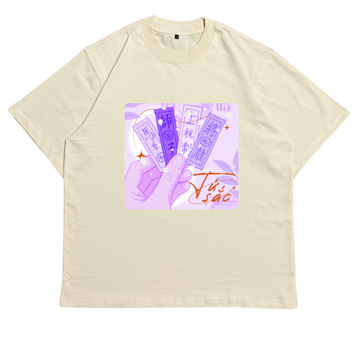 GHT22 | Áo Thun Oversize Cotton Premium - “TỨ SẮC” | TXEIR