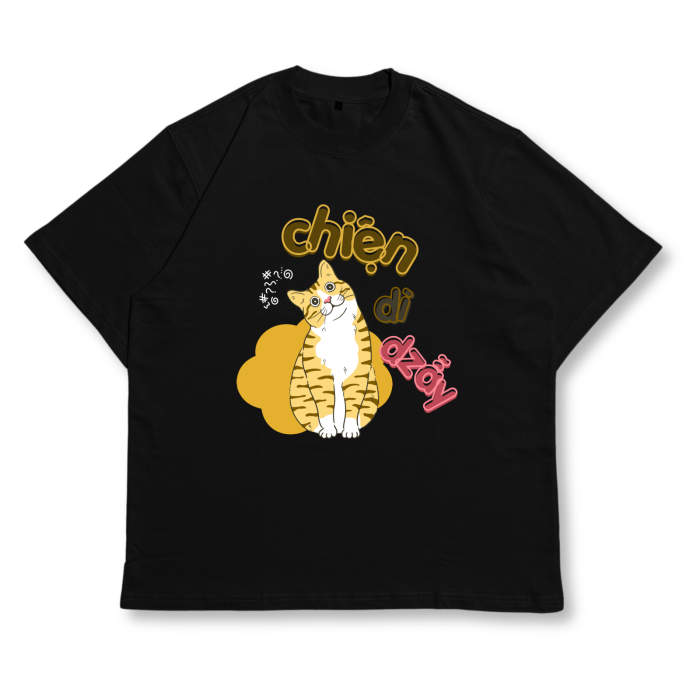 CAT09 | Áo Thun Oversize Cotton TXEIR – M.E.O.W Vibe Artist Edition
