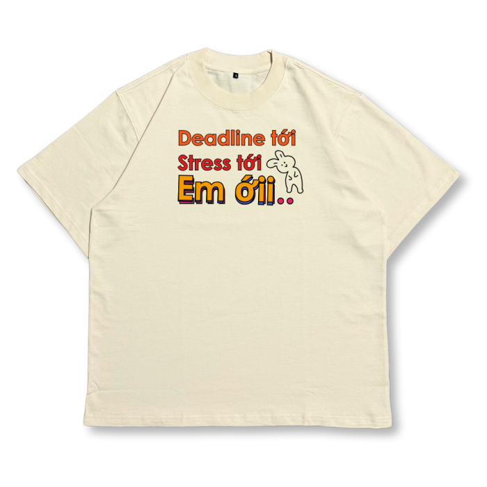 TXEIR | Áo Thun Unisex TS20 – Oversize Cotton Premium Dày 270gsm, In Thủ Công