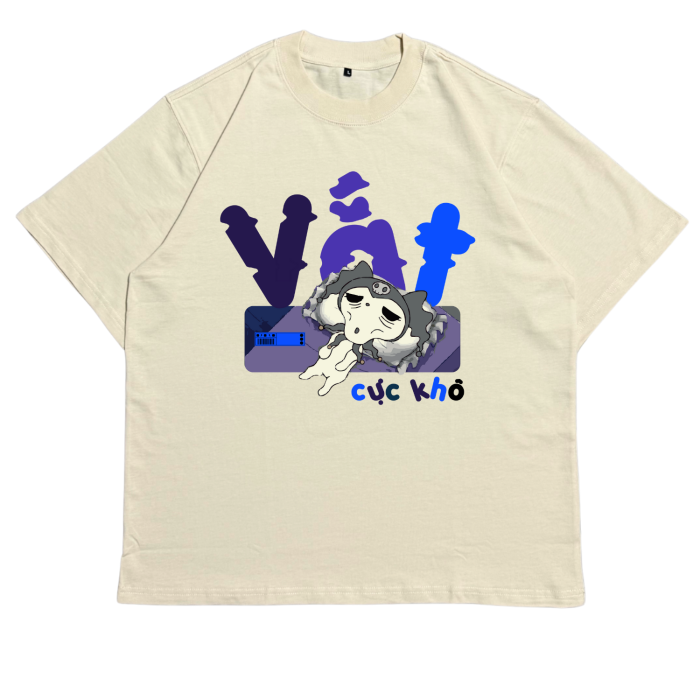 GHT23 | Áo Thun Oversize Cotton Premium - “VẮT CỰC KHÔ” | TXEIR