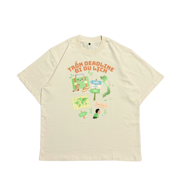Áo Local Brand TXEIR Áo Đi Du Lịch - Áo Thun Oversize Unisex | DL11