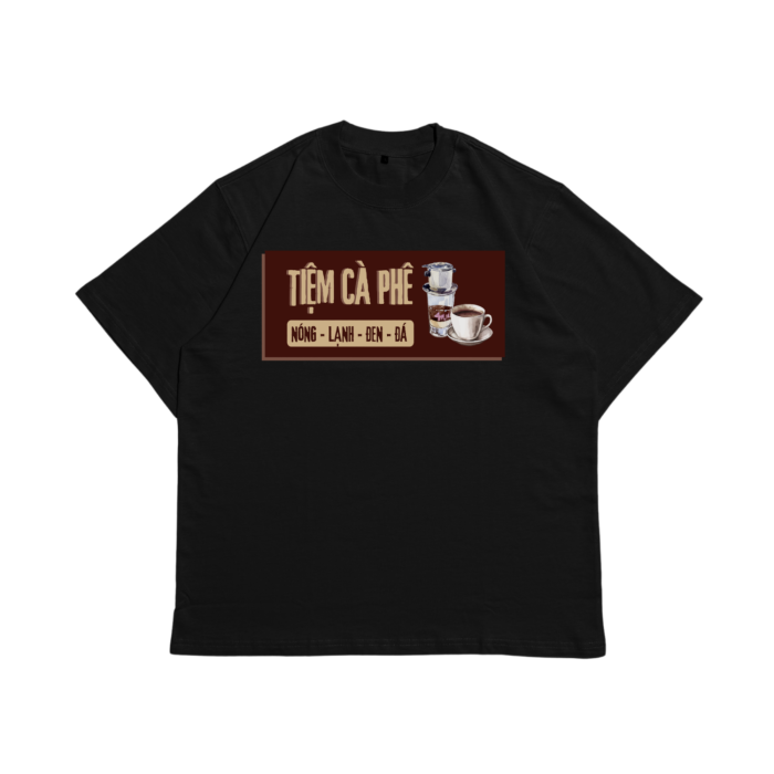 N9003 | "Tiệm Cà Phê"  –  Oversize Cotton Premium Tee