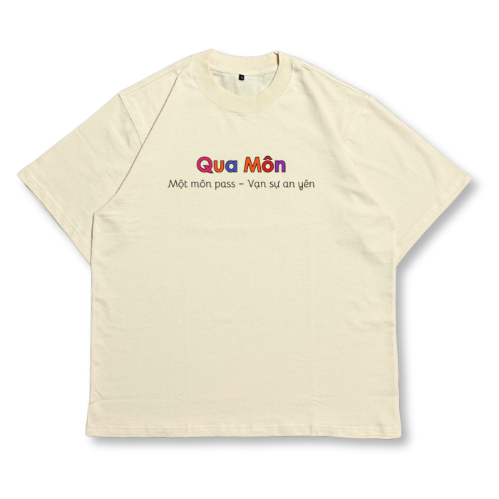 TXEIR | Áo Thun Unisex TS42 – Oversize Cotton Premium Dày 270gsm, In Thủ Công