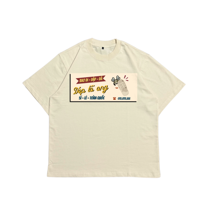 N9001 | "Dép Tổ Ong"  –  Oversize Cotton Premium Tee
