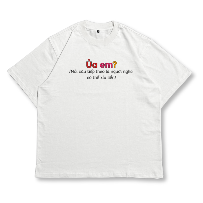 TXEIR | Áo Thun Unisex TS29 – Oversize Cotton Premium Dày 270gsm, In Thủ Công