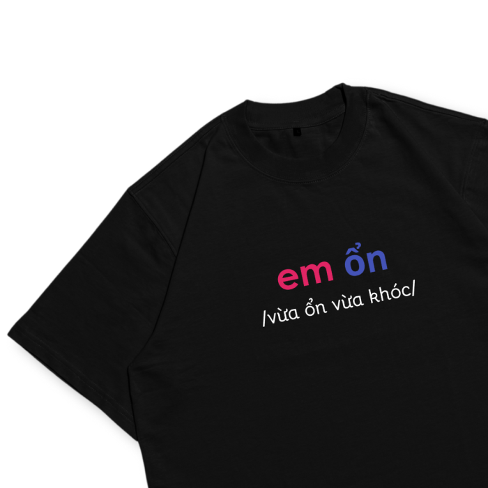 TXEIR | Áo Thun Unisex TS32 – Oversize Cotton Premium Dày 270gsm, In Thủ Công