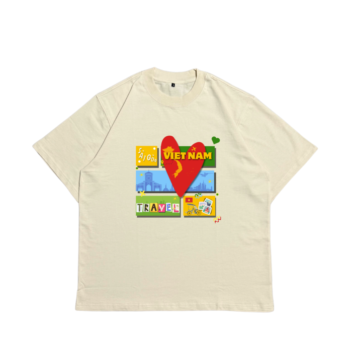 Áo Local Brand TXEIR Áo Đi Du Lịch - Áo Thun Oversize Unisex | DL02