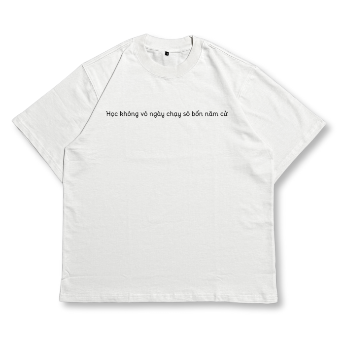 TXEIR | Áo Thun Unisex TS43 – Oversize Cotton Premium Dày 270gsm, In Thủ Công