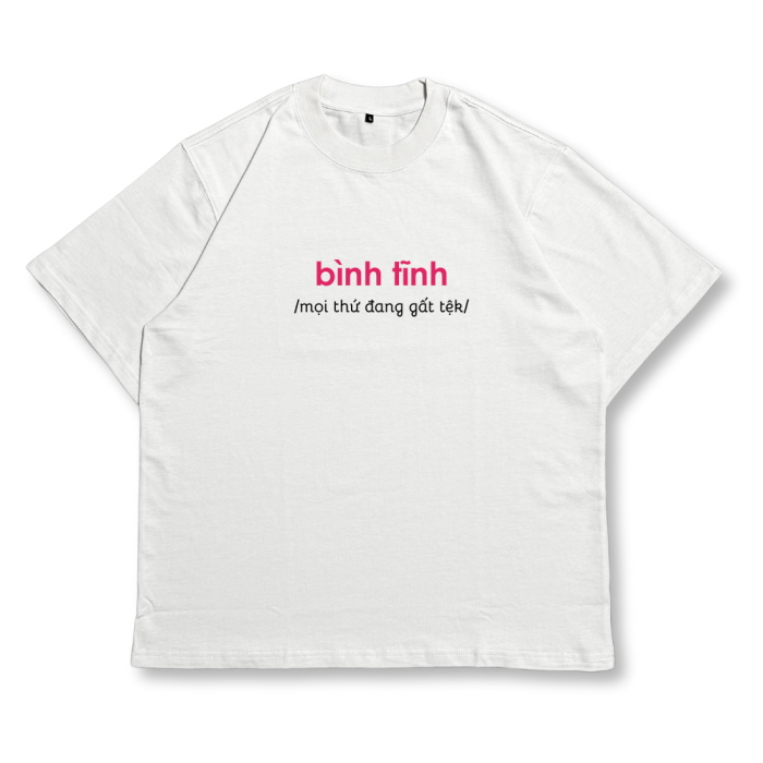 TXEIR | Áo Thun Unisex TS33 – Oversize Cotton Premium Dày 270gsm, In Thủ Công