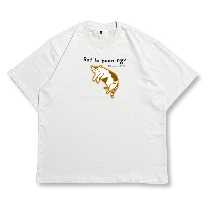 CAT07 | Áo Thun Oversize Cotton TXEIR – M.E.O.W Vibe Artist Edition