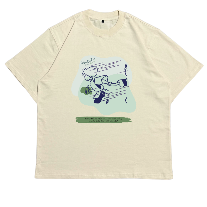 ANI01 | Áo Thun Oversize Cotton TXEIR – Matcha Lover 1