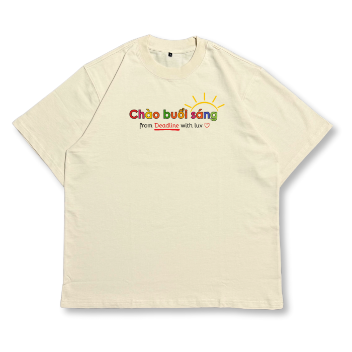 TXEIR | Áo Thun Unisex TS23 – Oversize Cotton Premium Dày 270gsm, In Thủ Công