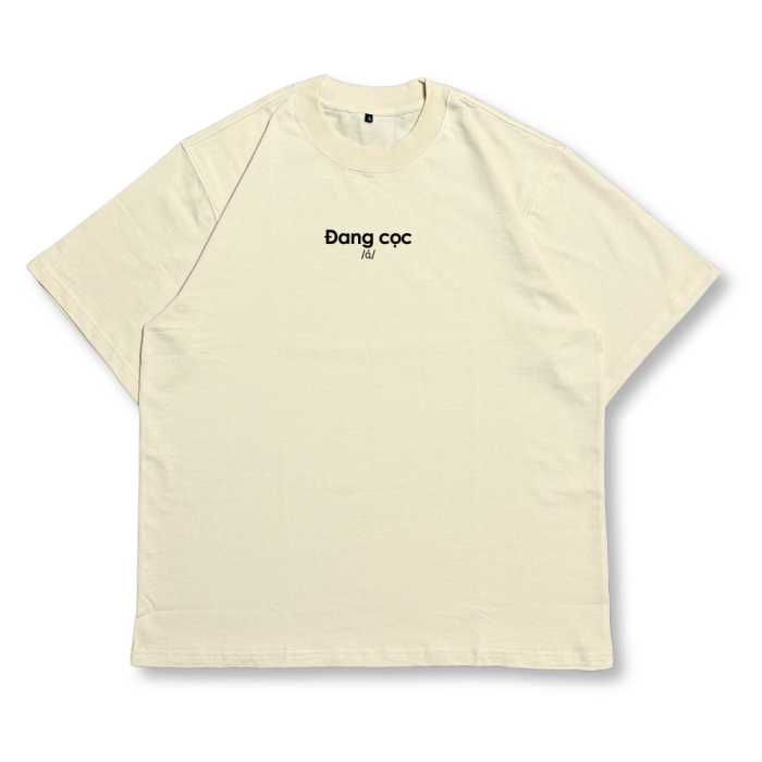 TXEIR | Áo Thun Unisex TS51 – Oversize Cotton Premium Dày 270gsm, In Thủ Công