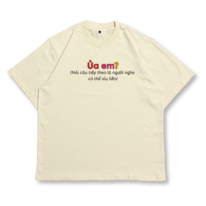 TXEIR | Áo Thun Unisex TS29 – Oversize Cotton Premium Dày 270gsm, In Thủ Công