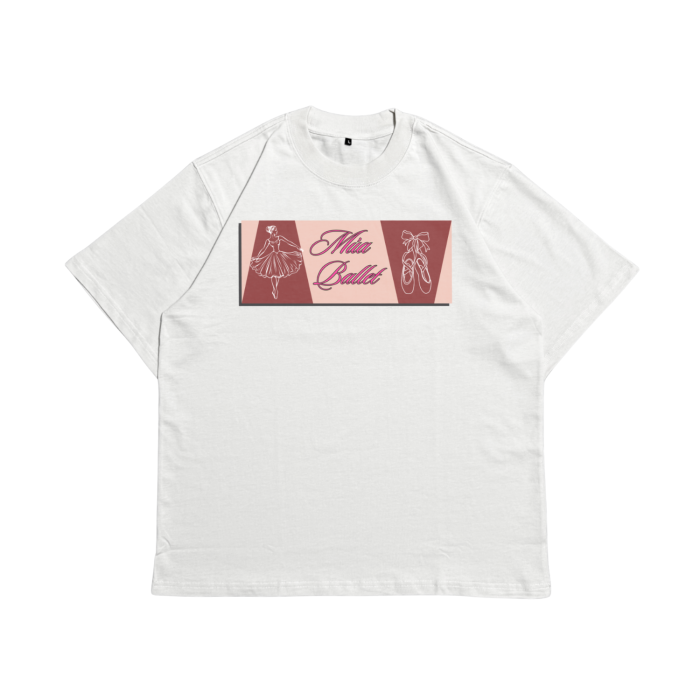 N9010 | "Múa Ballet"  –  Oversize Cotton Premium Tee