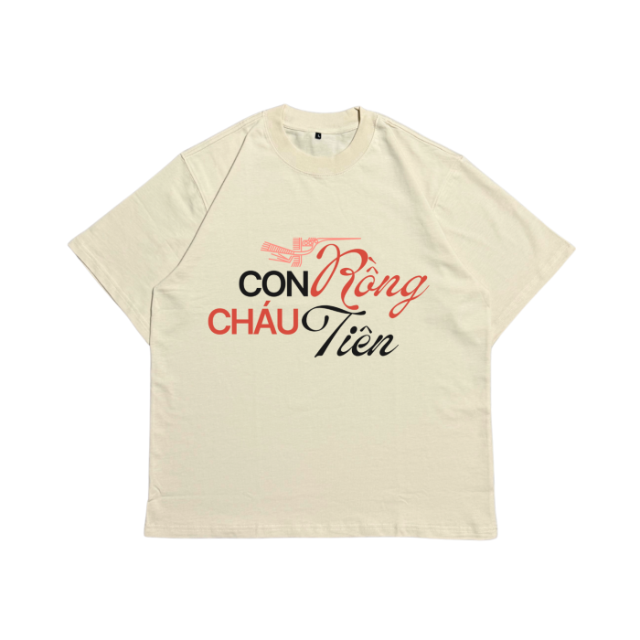 Áo thun "Con Rồng Cháu Tiên" (Phiên bản Thư pháp) | TXEIR