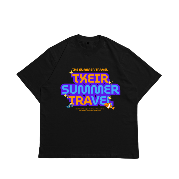 Áo Local Brand TXEIR Áo Đi Du Lịch - Áo Thun Oversize Unisex | DL03