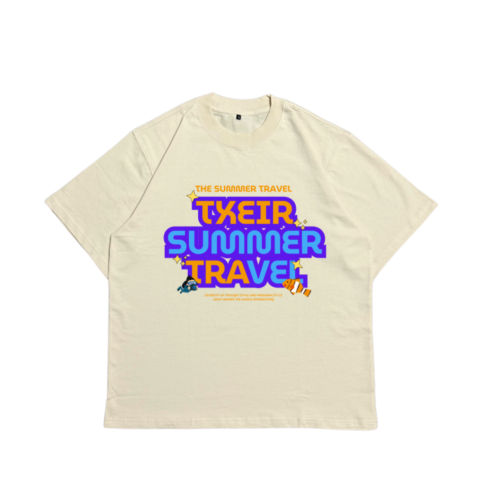 Áo Local Brand TXEIR Áo Đi Du Lịch - Áo Thun Oversize Unisex | DL03