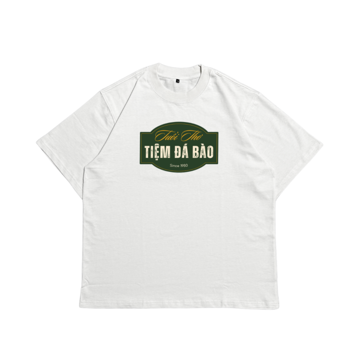 N9012 | "Tiệm Đá Bào"  –  Oversize Cotton Premium Tee
