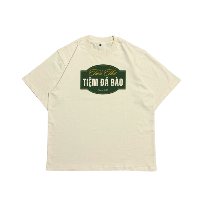 N9012 | "Tiệm Đá Bào"  –  Oversize Cotton Premium Tee