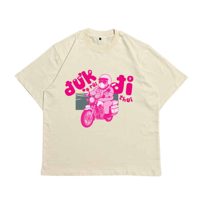 Áo Local Brand Txeir - Áo Thun Oversize Unisex - “ĐƯỢC RỒI ĐI THÔI”
