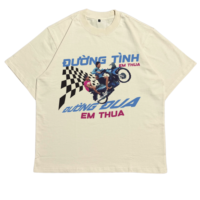 GHT07 | Áo Thun Oversize Cotton Premium Tee – "THUA CŨNG PHẢI CÓ GU" | TXEIR
