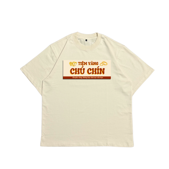 N9007 | "Tiệm Vàng"  –  Oversize Cotton Premium Tee