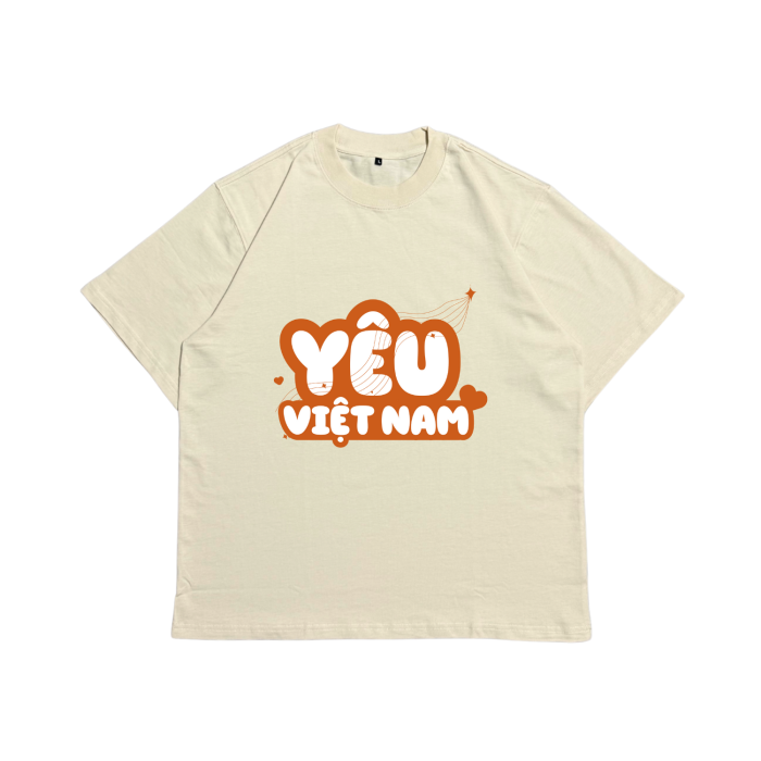 Áo thun "YÊU VIỆT NAM" (Phiên bản Bubble) | TXEIR
