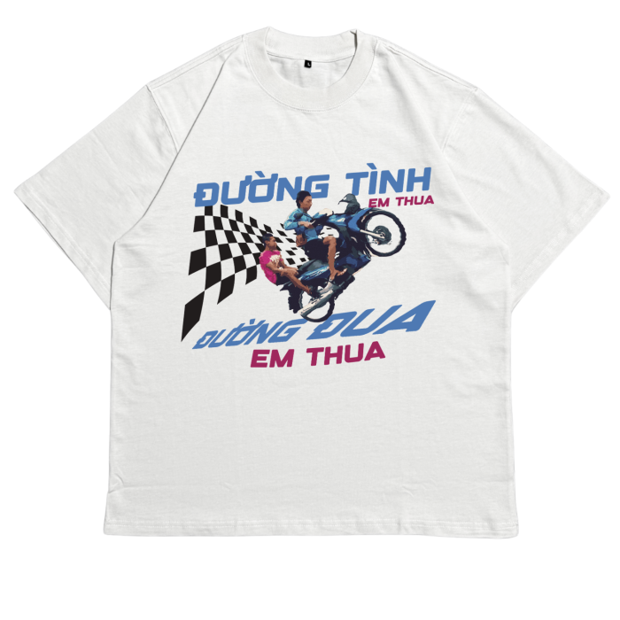 GHT07 | Áo Thun Oversize Cotton Premium Tee – "THUA CŨNG PHẢI CÓ GU" | TXEIR