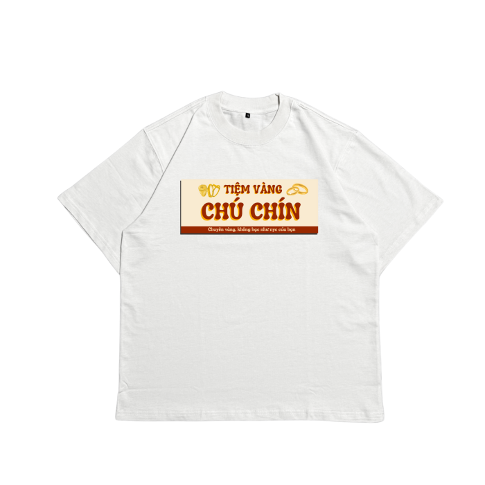 N9007 | "Tiệm Vàng"  –  Oversize Cotton Premium Tee