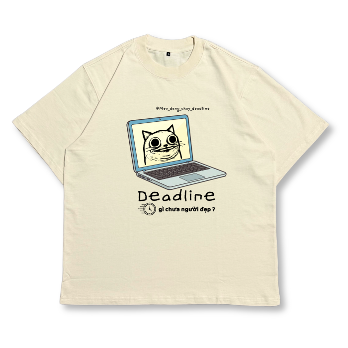 CAT03 | Áo Thun Oversize Cotton TXEIR – M.E.O.W Vibe Artist Edition
