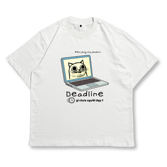 CAT03 | Áo Thun Oversize Cotton TXEIR – M.E.O.W Vibe Artist Edition