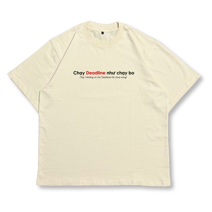 TXEIR | Áo Thun Unisex TS26 – Oversize Cotton Premium Dày 270gsm, In Thủ Công