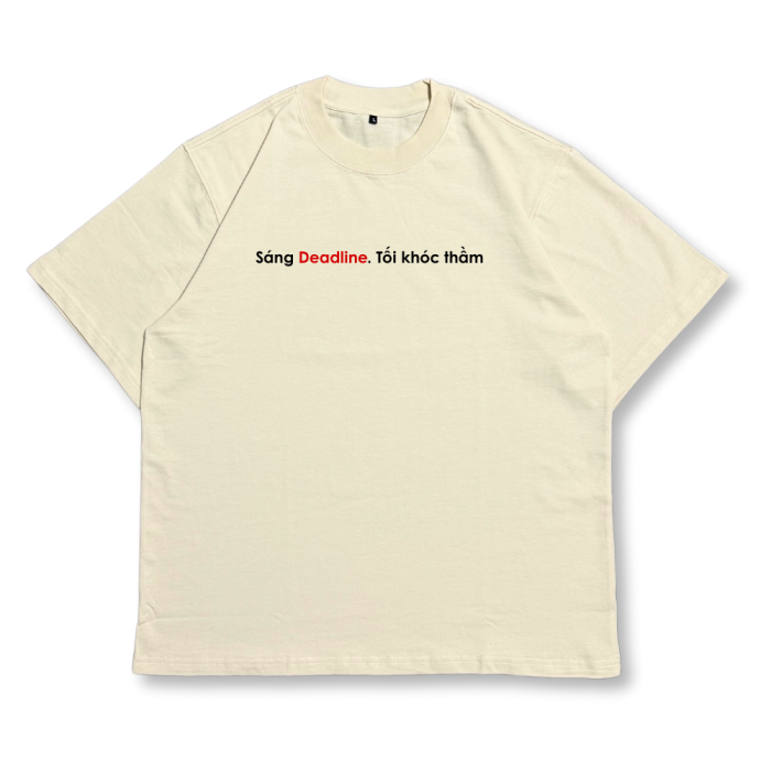 TXEIR | Áo Thun Unisex TS27 – Oversize Cotton Premium Dày 270gsm, In Thủ Công