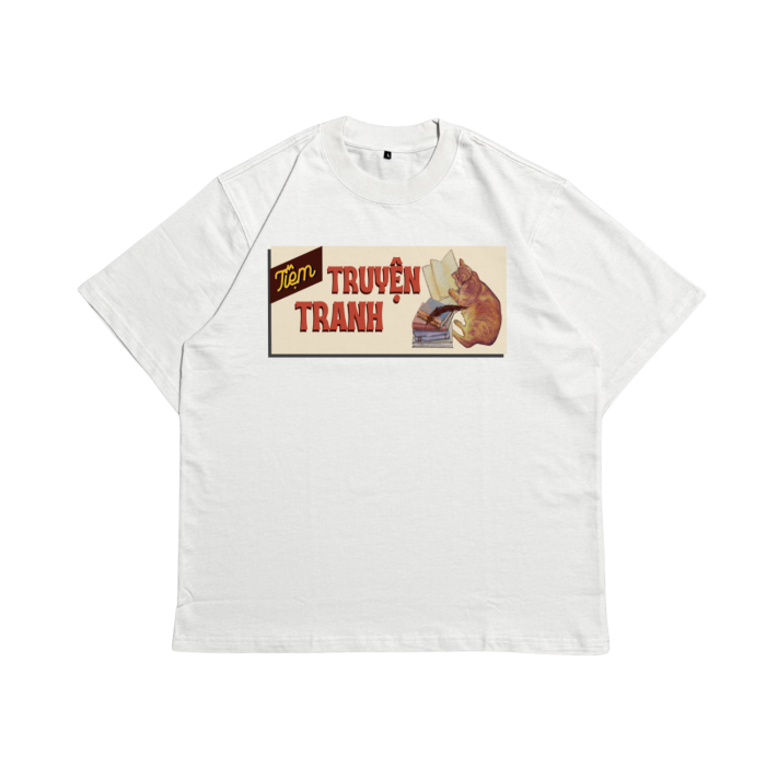 N9011 | "Tiệm Truyện Tranh"  –  Oversize Cotton Premium Tee