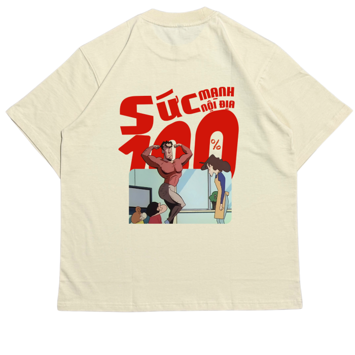 ANI08 | Áo Thun Oversize Cotton TXEIR – Sức Mạnh Nội Địa