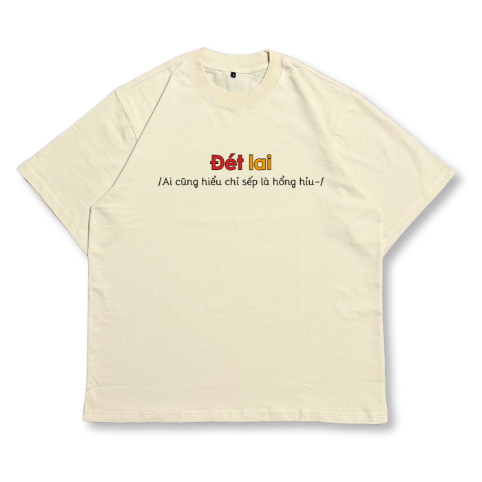 TXEIR | Áo Thun Unisex TS30 – Oversize Cotton Premium Dày 270gsm, In Thủ Công