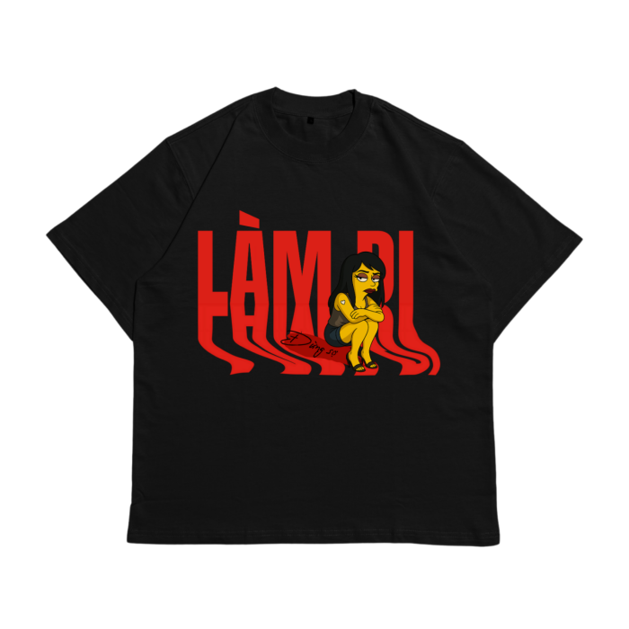 Áo Local Brand Txeir - Áo Thun Oversize Unisex – "LÀM ĐI" 