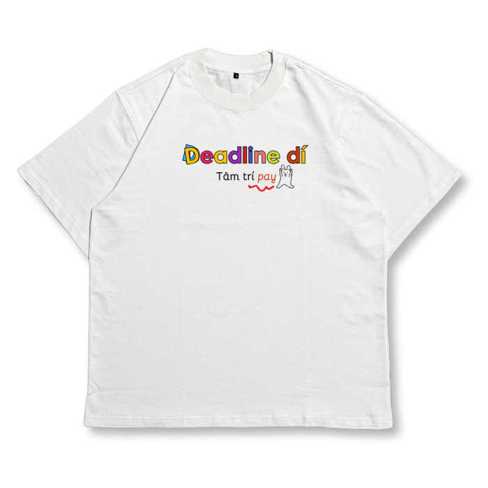 TXEIR | Áo Thun Unisex TS19 – Oversize Cotton Premium Dày 270gsm, In Thủ Công