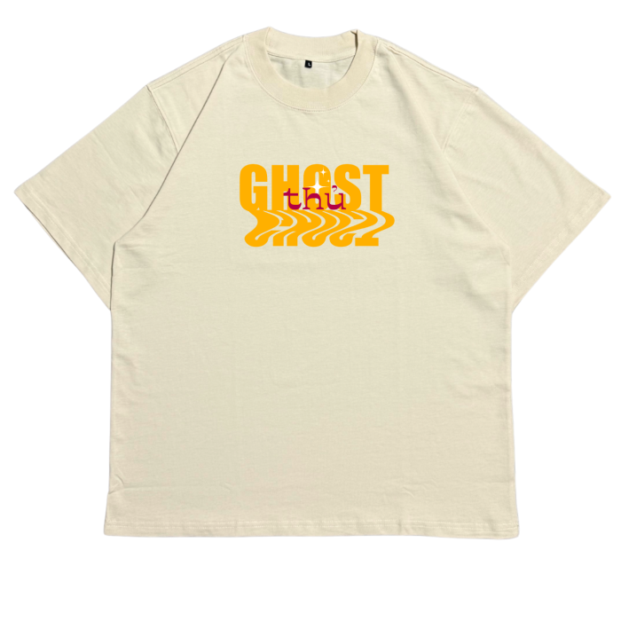 GHT12 | Áo Thun Oversize Cotton Premium - “GHOST THỦ” | TXEIR