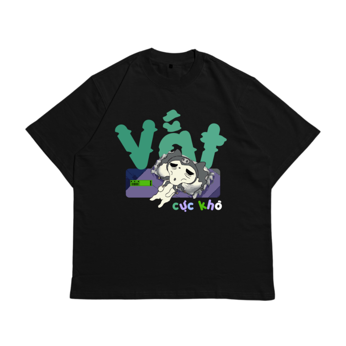 Áo Local Brand Txeir - Áo Thun Oversize Unisex - “VẮT CỰC KHÔ”