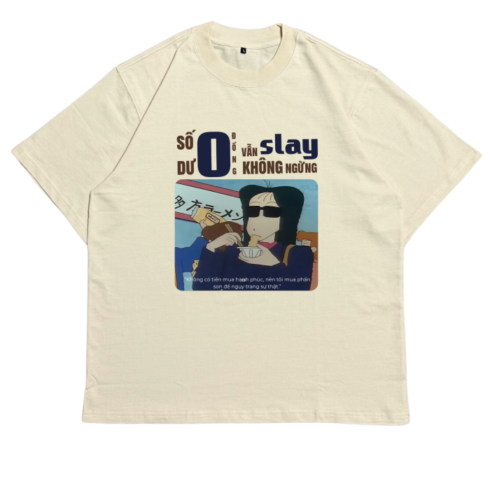 ANI06 | Áo Thun Oversize Cotton TXEIR – Cực SLay